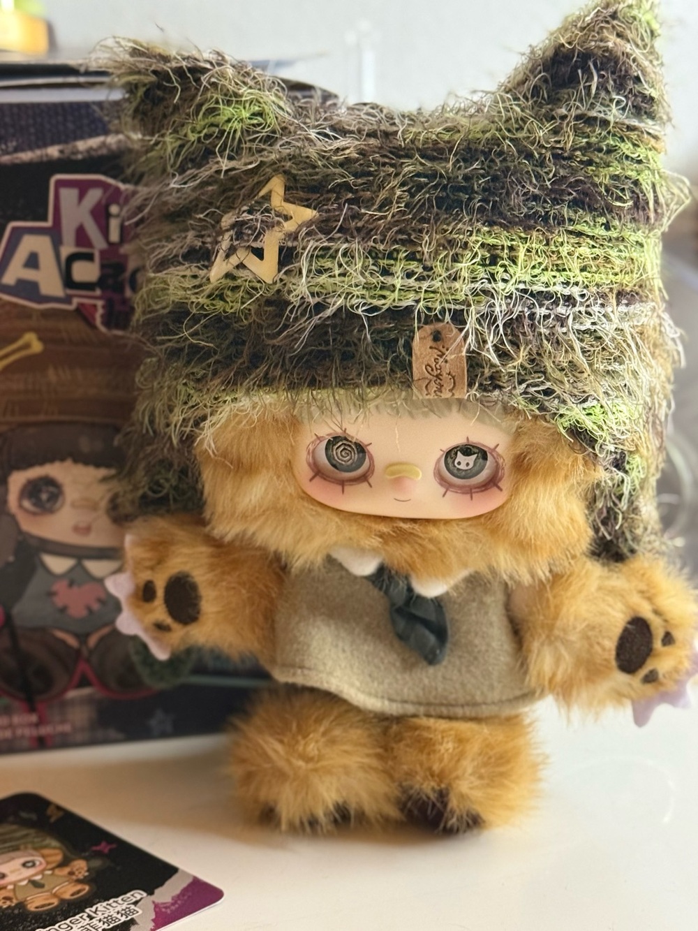 Maymei Kitten Academy Ginger Kitten plush . New! 100%